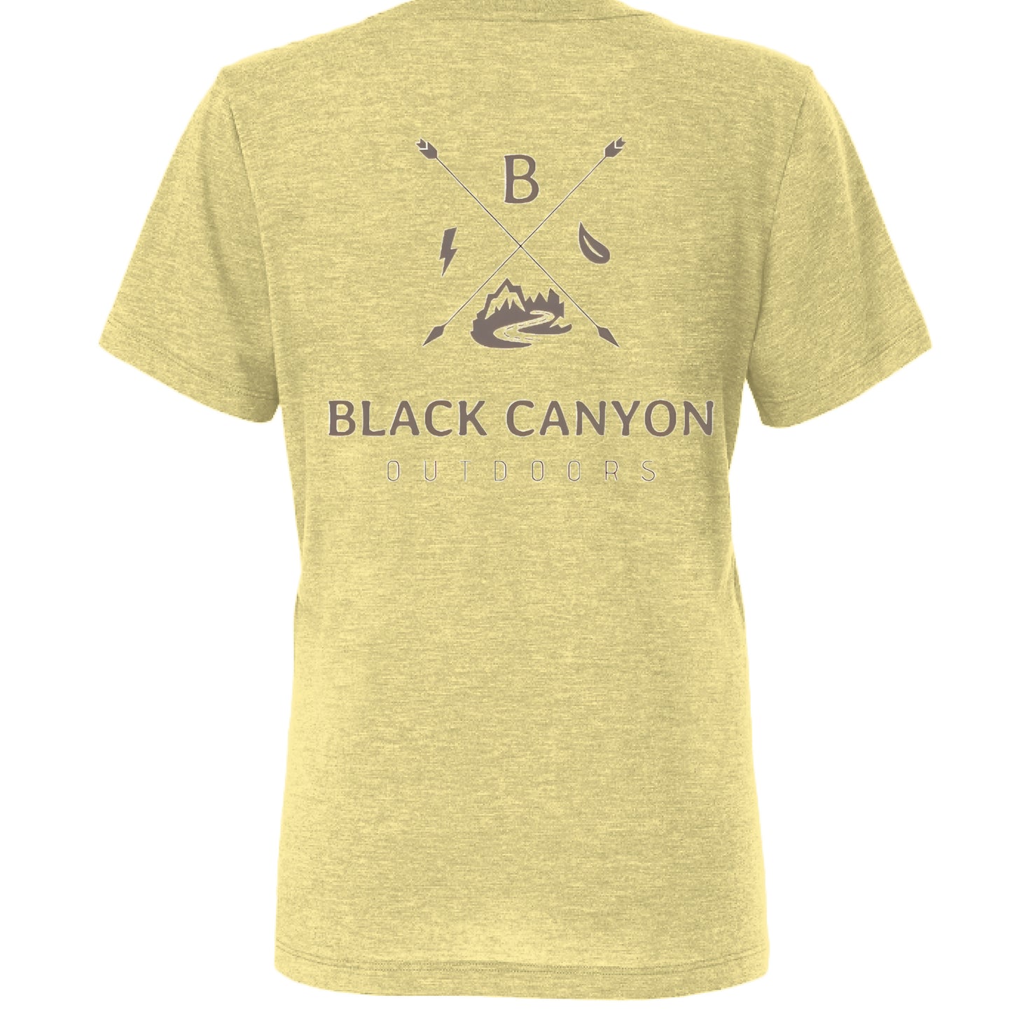 Pale Yellow Triblend - BACK