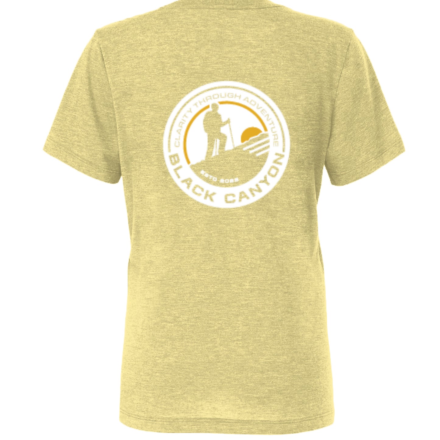 Pale Yellow Triblend - BACK
