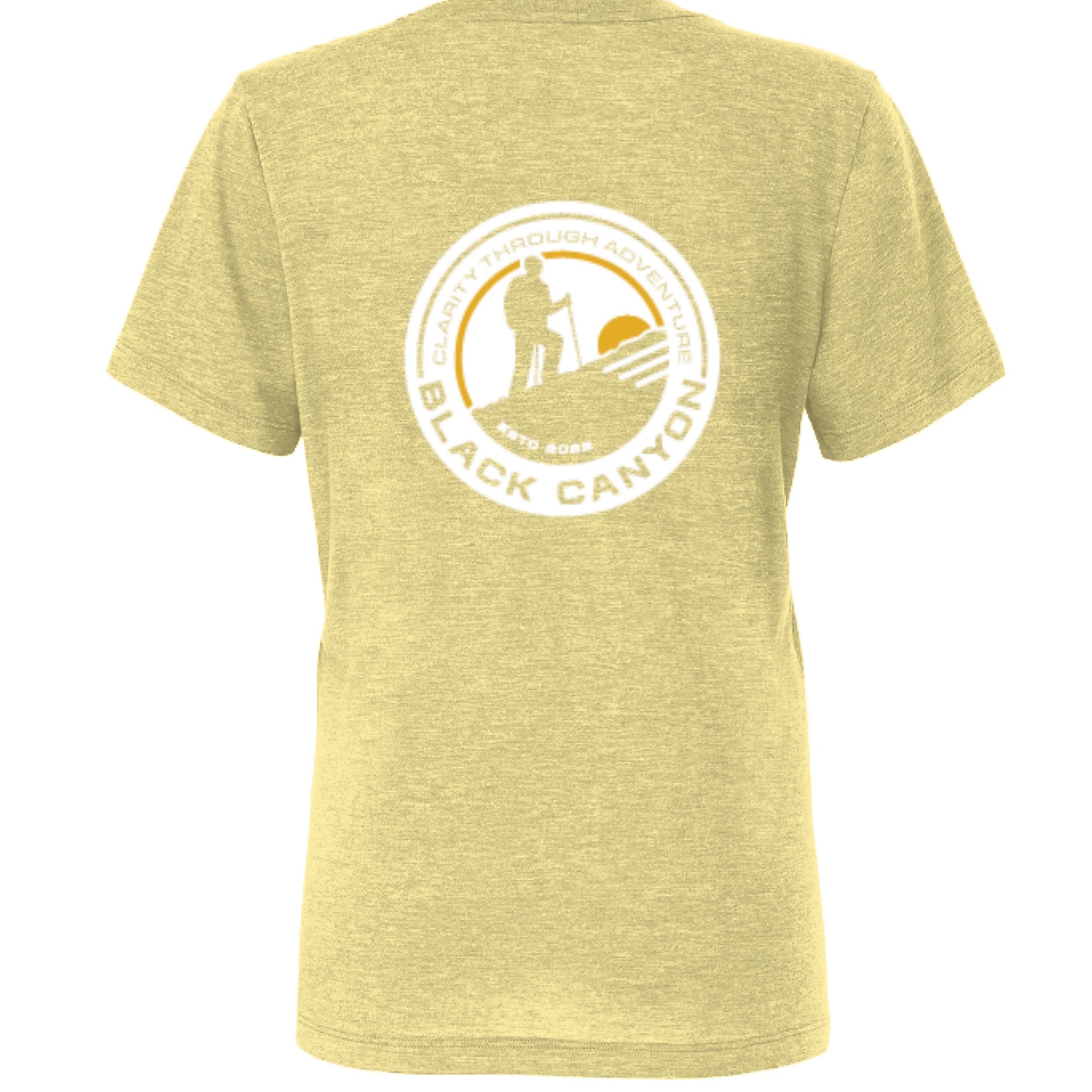 Pale Yellow Triblend - BACK
