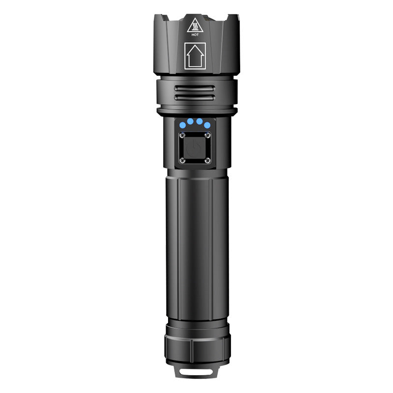 30W Bright Beam Adjustable Zoom Flashlight