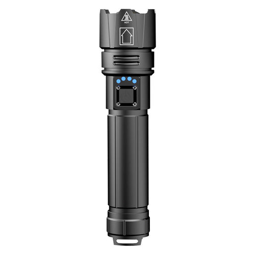 30W Bright Beam Adjustable Zoom Flashlight