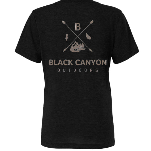 SOLID BLK TRIBLEND - BACK