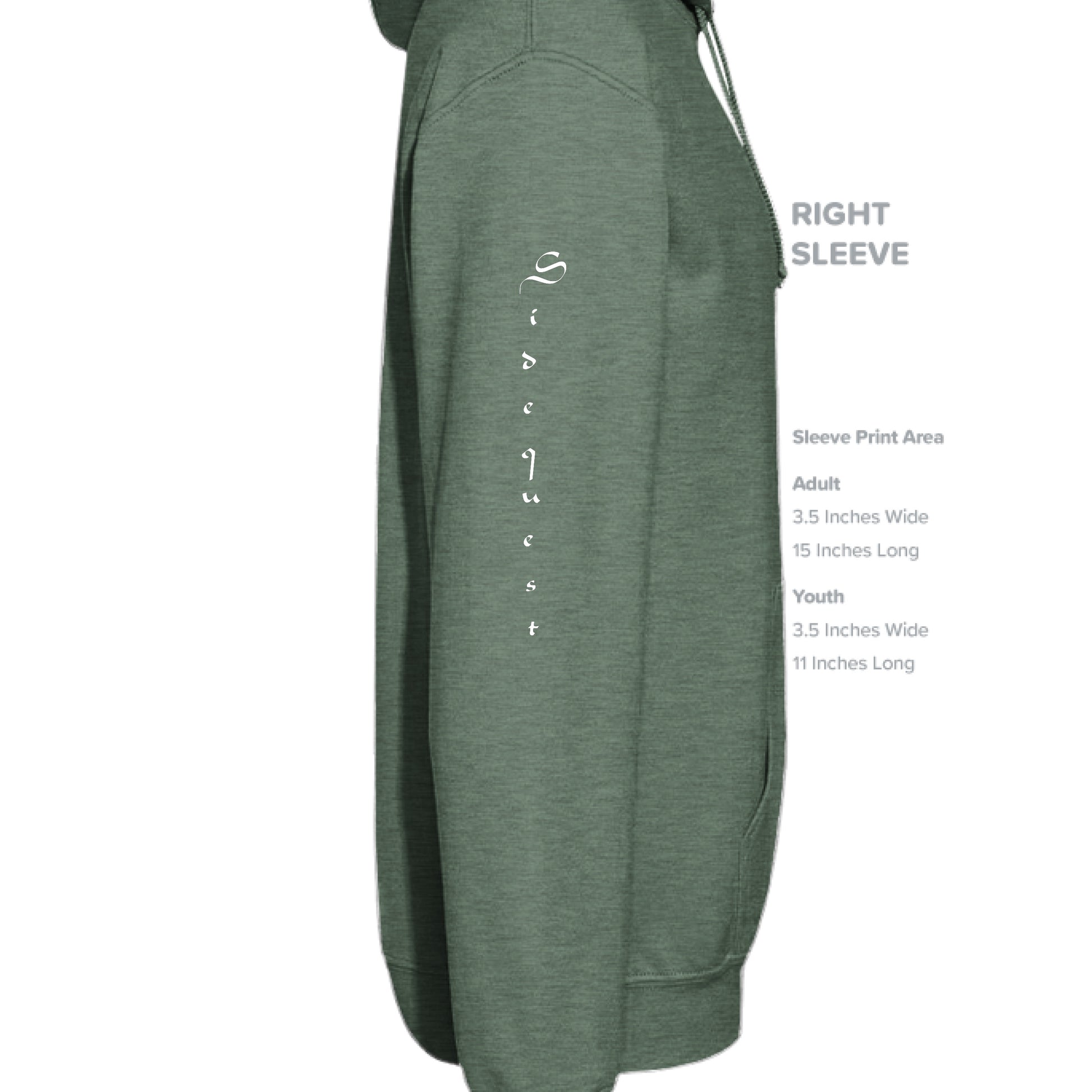 Military Green Heather  - SLEEVE_RIGHT